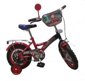 Велосипед детский Baby Tilly T-21224 Пожарник - 12", красный (T-21224)