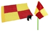 Распродажа*! Флаг угловой (полотно) с клипсой для крепления к штанге Soccer C-4597