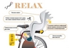 Велокресло дитяче Bellelli Tiger Relax B-fix чорно-біле / бірюзове - Фото №2
