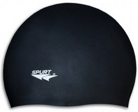 Шапочка для плавания Spurt Solid color S814 black