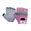 Перчатки для фитнеса X-power 9150 серо-розовые