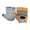 Перчатки для фитнеса X-power 9157 серо-желтые