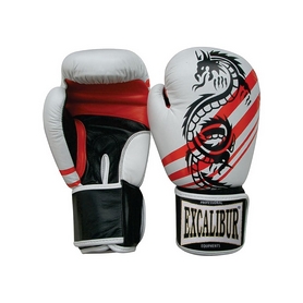 Перчатки боксерские Excalibur 542 белые