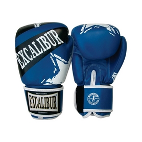 Перчатки боксерские Excalibur 550-03 синие