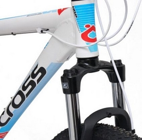 Велосипед гірський Cross GRX 8 2015 - 27,5 ", рама - 18", білий - Фото №2
