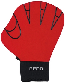 Перчатки для аквафитнеса Beco 9635 99 красные, размер - 2М