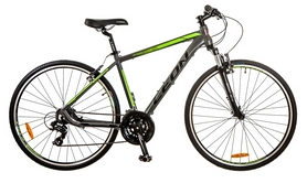 Велосипед горный Leon HD-85 AM 14G Vbr 2017 - 28", рама - 19", серо-зеленый (OPS-LN-28-005)