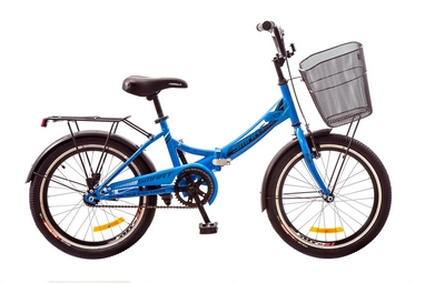 Велосипед складной Formula Smart с корзиной 2017 - 20", рама - 13", синий (OPS-FR-20-026)