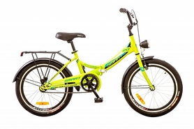 Велосипед складаний Formula Smart з кошиком 2017 - 20 ", рама - 13", жовтий (OPS-FR-20-027)