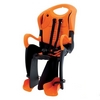 Крісло велосипедне дитяче Bellelli Tiger Сlamp чорно-помаранчеве з помаранчевої підкладкою