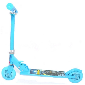 Самокат двухколесный Scooter F-570 голубой