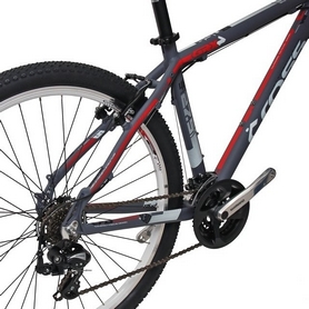 Велосипед горный Cross GRX 7 2015 - 27,5", рама - 20", серый - Фото №5