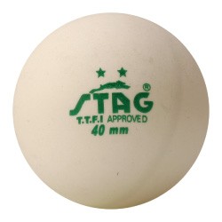 

Набор мячей для настольного тенниса Stag Two Star White Ball (3 шт), Белый