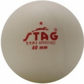 Набор мячей для настольного тенниса Stag One Star White Ball (6 шт)