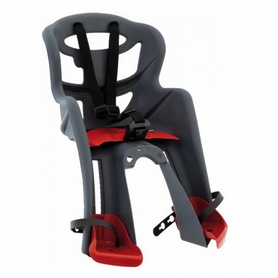 Кресло велосипедное детское Bellelli Tatoo Sportfix серо-красное