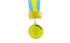 Медаль спортивная ZLT Ukraine C-3241-1 золотая