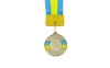 Медаль спортивная ZLT Ukraine C-3242-2 серебро
