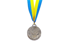 Медаль спортивная ZLT C-4842-2 серебро