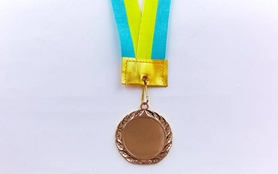 Медаль спортивная 3 место (бронза) ZLT Star C-2940-3(5) 50 мм - Фото №2