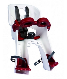 Кресло велосипедное детское Bellelli Freccia Standart B-fix бело-красное