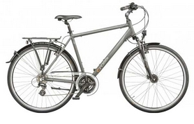Велосипед городской Cross Areal Trekking Gent 2015 - 28", рама - 21", серый (AREAL TREK. G. 520)