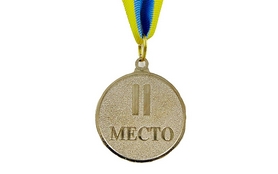 Медаль спортивная ZLT Worth C-4520(6,5)-2 серебро