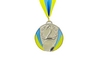 Медаль спортивная ZLT Ukraine C-4339-2 серебро