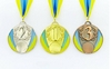 Медаль спортивная ZLT Ukraine C-4339-2 серебро - Фото №3