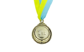 Медаль спортивная ZLT Fame C-3042-1 золото