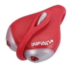 Фонарь велосипедный задний Infini I-201R Amuse красный