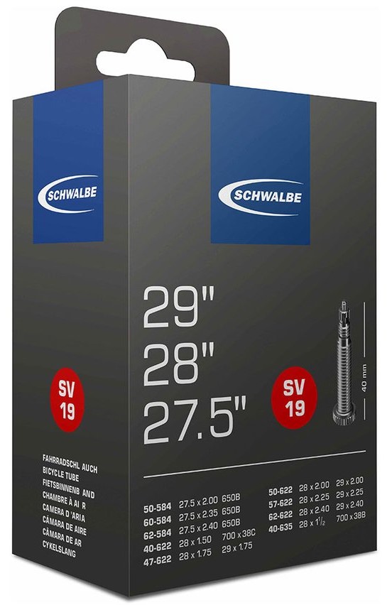 

Камера велосипедная Schwalbe 29" (54/75-622) SV19F Freeride EK 40 мм