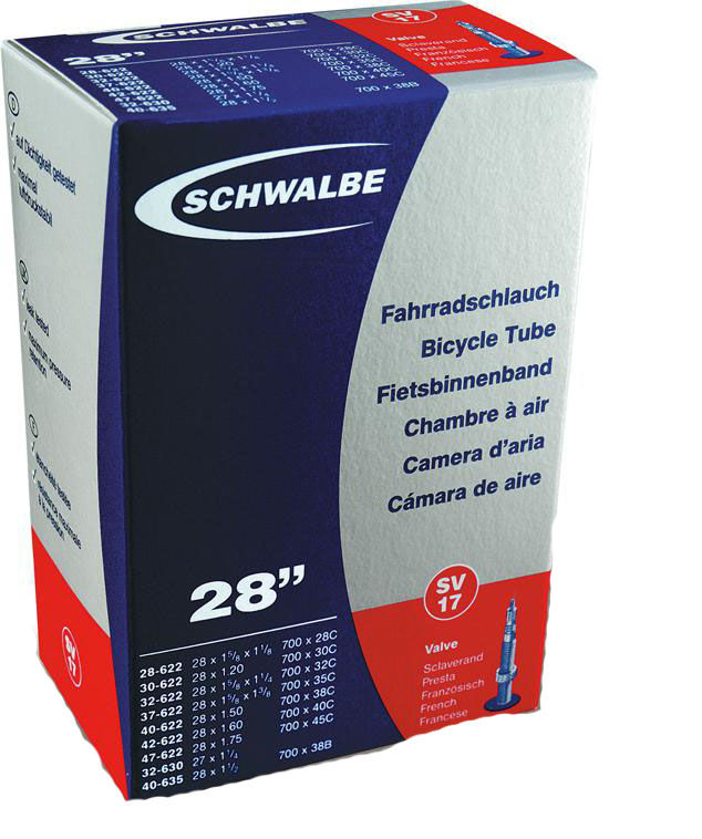 

Камера велосипедная Schwalbe 28" (28/47x622/635) SV17 EK 40 мм