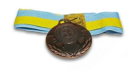 Медаль спортивная 3 место (бронза) ZLT C-4842-1