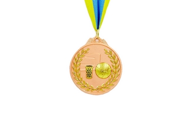 Розпродаж *! Медаль спортивна ZLT Баскетбол C-4849-3 бронза