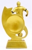 Статуетка (фігурка) нагородна спортивна ZLT Футбол "Футболіст" C-1623-A5 - Фото №3
