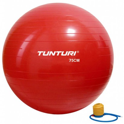 

Мяч для фитнеса (фитбол) Tunturi Gymball 14TUSFU282 75 см красный