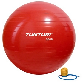 М'яч для фітнесу (фітбол) Tunturi Gymball 14TUSFU283 90 см червоний