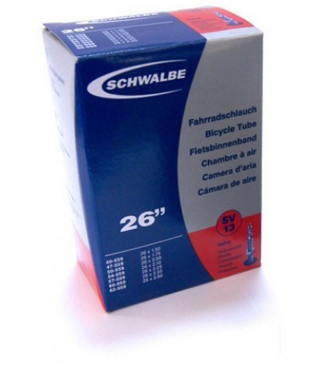 

Камера велосипедная Schwalbe SV13  (40/62x559) 40 мм EK
