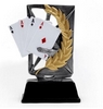 Статуетка (фігурка) нагородна спортивна ZLT "Карткові ігри" C-3156-A8