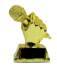 Статуетка (фігурка) нагородна спортивна ZLT "Мікрофон" C-4266-B2