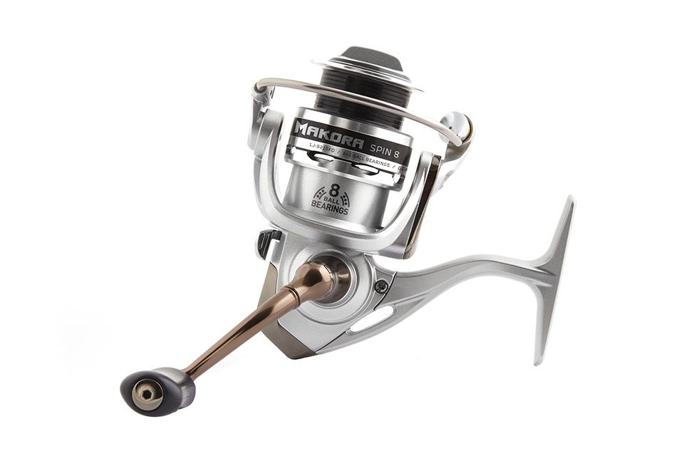

Катушка Lucky John Makora Spin 8 LJ-9215FD, Серебристый