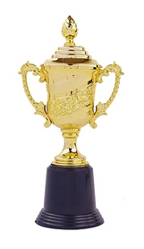 Кубок ZLT C-4854 золотой, высота 27,5 см