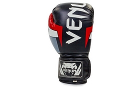 Перчатки боксерские Venum BO-5338-BKW черно-белые - Фото №3