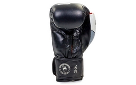 Перчатки боксерские Venum BO-5338-BKW черно-белые - Фото №5