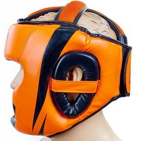 Шлем боксерский Flex Venum Elite Neo BO-5339-OR оранжевый - Фото №3