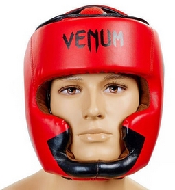 Шлем боксерский Flex Venum Elite Neo BO-5339-R красный - Фото №2