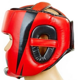 Шлем боксерский Flex Venum Elite Neo BO-5339-R красный - Фото №3