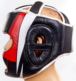 Шлем боксерский кожаный Venum BO-5239-BKW - Фото №4