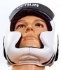 Шлем боксерский кожаный Venum Challenger BO-5246-BK черный-белый - Фото №5