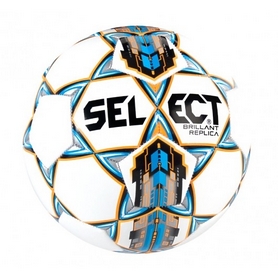 Мяч футбольный Select Brillant Replica 5 белый/синий